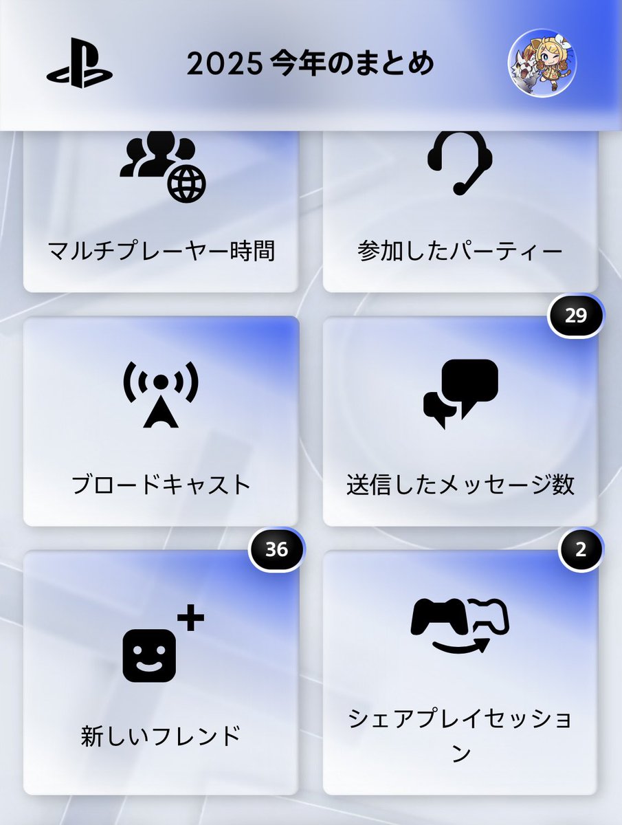 今年もこれの時期がやってきました。
やはり格ゲーが上位でしたね🤔
その分プラチナ取るまで他ゲーやった本数は少なめでした。
サムスピと餓狼やりだした関係でPSNフレンド、Xのフォロワーさん共に増えた1年でもありました😌

#あなたのPlayStation