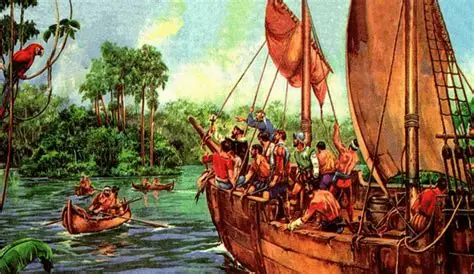 Clint_Davey1's tweet photo. One of many incredible stories to come out of the Spanish golden age is Francisco Orellana and his expedition down the Amazon in the 1540's.

Orellana was part of an expedition led by Gonzalo Pizarro (yes, a relative of Francisco Pizarro who conquered Peru).

The expedition left from Quito and was trying to find the fabled "Land of Cinnamon" which supposedly lay hidden in the jungle to the east.

What the expedition actually found was the largest river in the world - the Amazon.

Orellana was detached from the main expedition to find food, as hundreds of Spanish and native troops had died from disease and starvation.

But the strength of the current meant that Orellana couldn't return upstream in his boat. He decided to keep going, pushing deeper into the jungle with his small group of about 50 men. 

According to Gaspar de Carvajal, who accompanied Orellana and wrote an account of the voyage, Orellana encountered many exotic civilisations along the Amazon, some of them quite sophisticated. 

One tribe attacked with both their men and women. Reminded of the stories about warrior women written by Herodotus, Orellana named them the Amazons - and this is how the river got its name.   

This expedition was the first to explore the vast region between the Andes and the Atlantic. 

The fact that Orellana and his men kept on pushing deep into the unknown, in a totally alien environment with flora, fauna and culture that had never been seen by Europeans before, is a testament to the Spanish spirit of adventure during this time.