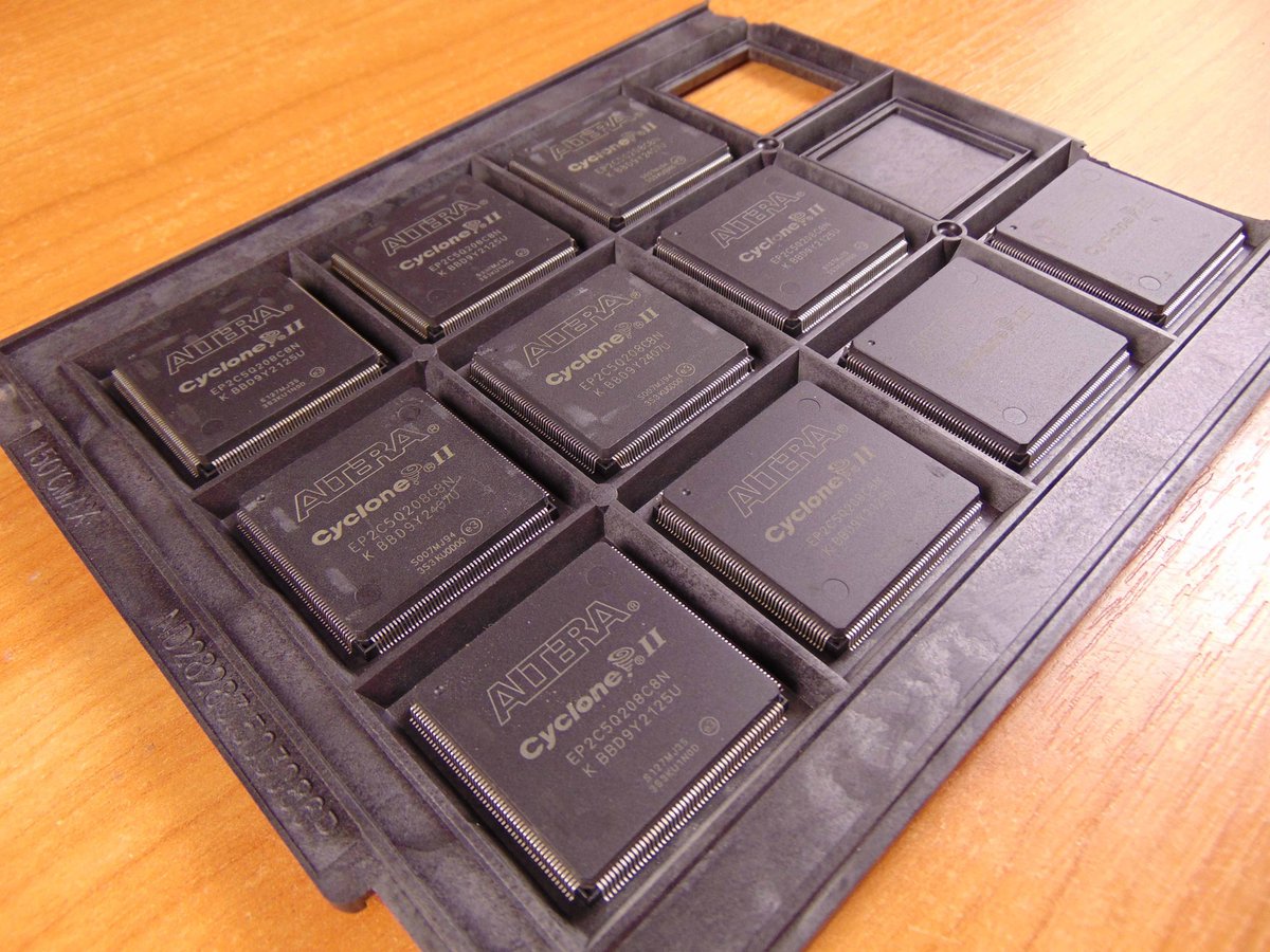 Received FPGA chips for Genesis/MD digital video output. Megaswitch HD specification megaswitchhd.com