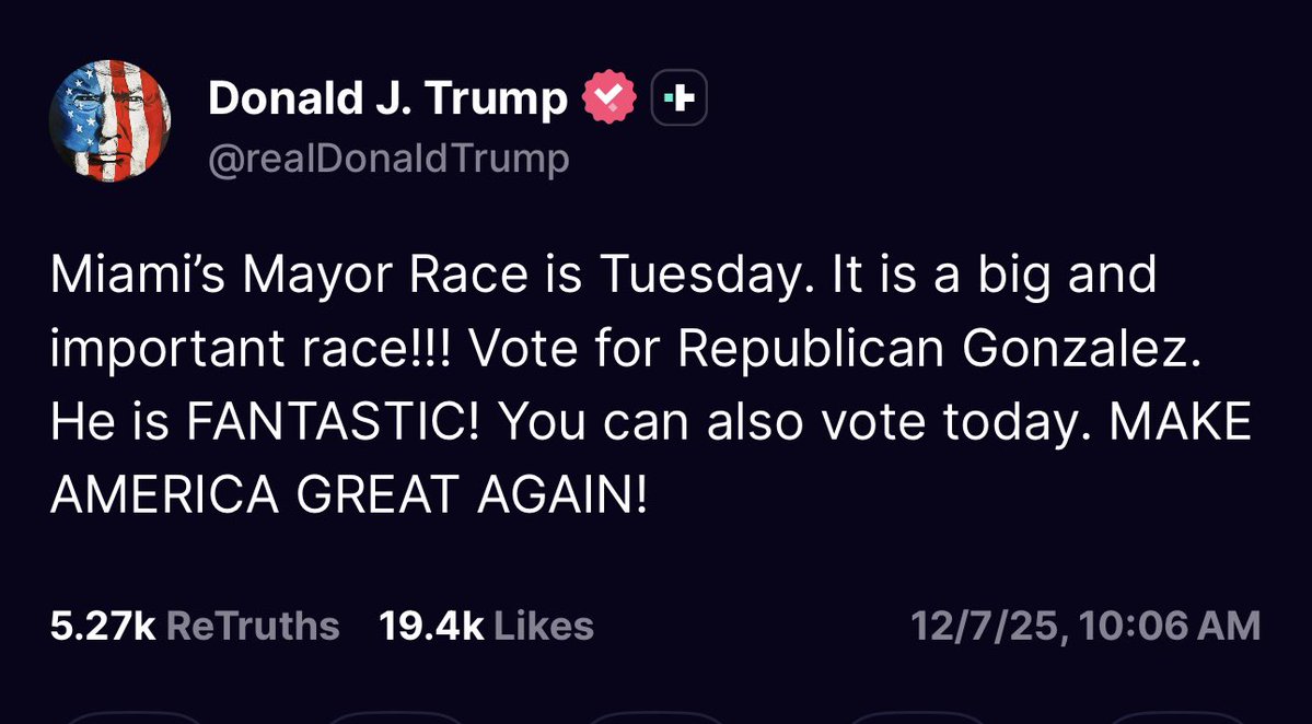 RonFilipkowski's tweet image. Eileen Higgins just became the first Democrat elected mayor of Miami in nearly 30 years.