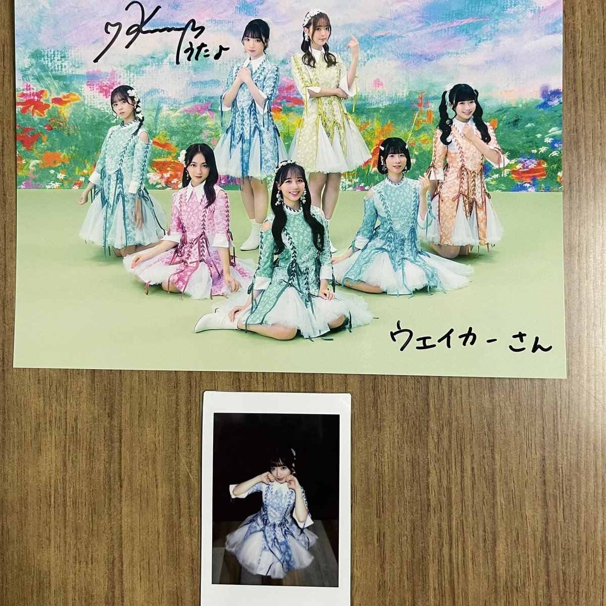 河瀬詩 当選 サイン入りチェキ サインなしチェキ2枚 詩さん🎼 もう少し行きたかったんだけど、とことん予定が合わなかった