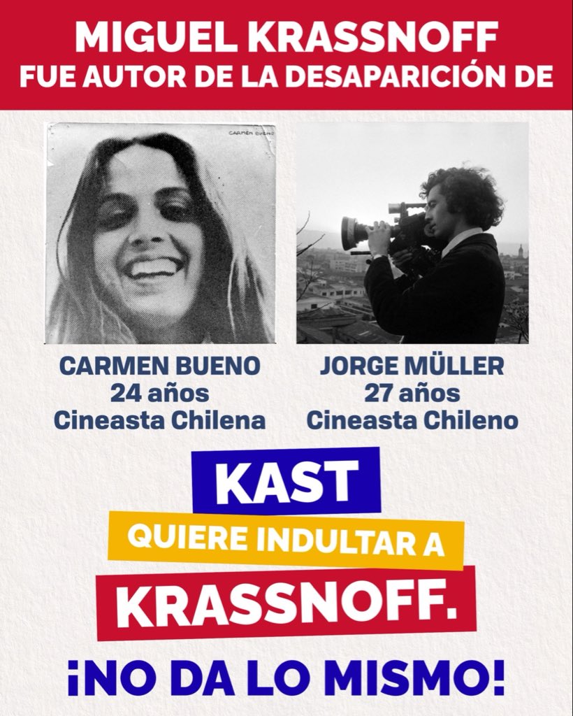 #Kast quiere indultar a asesinos 
#DebateAnatel2025