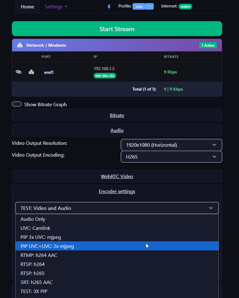 Did you know our IRLbox DIY encoder supports 2 cameras for Picture in Picture?  (up to 3 cameras)

Bonding multiple network connections over RIST protocol as well.

Also, did you know it's 100% free to get started?  DM me for a free RIST relay or self host your stream.