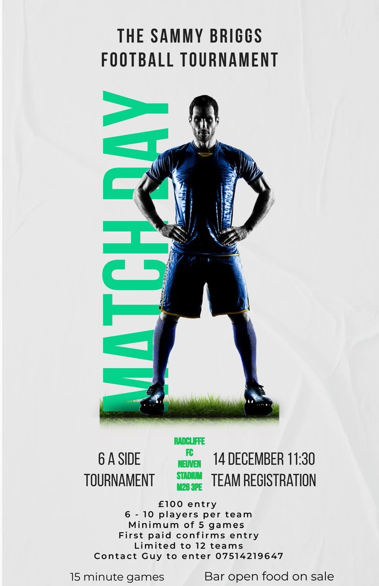 Desperately need x2 teams to make this tournament happen its for my cousin who is terminally ill if use are interested and want more information or could put a team in please let me know