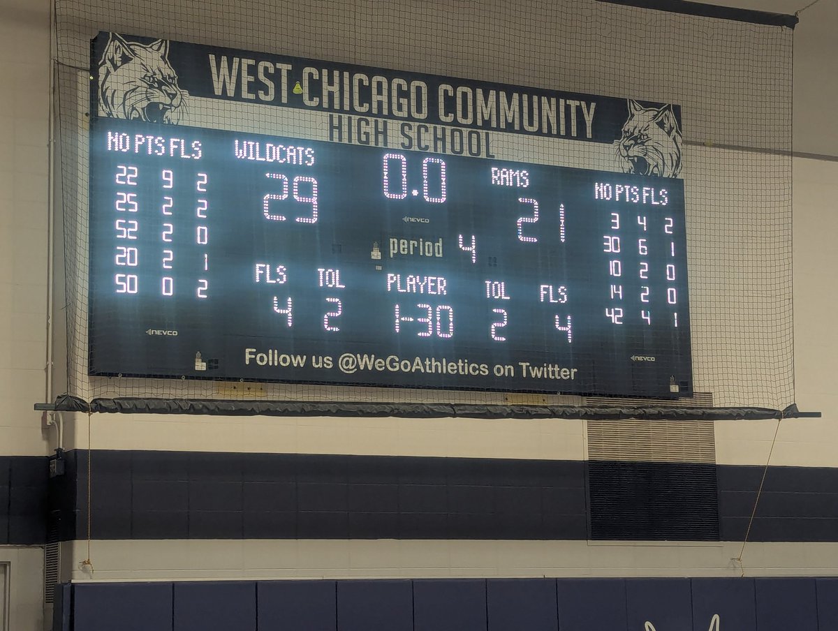 JV with the win over the Rams. Naomi led with 9 followed by Amelia with 6. Varsity up next. Let's go Cats!