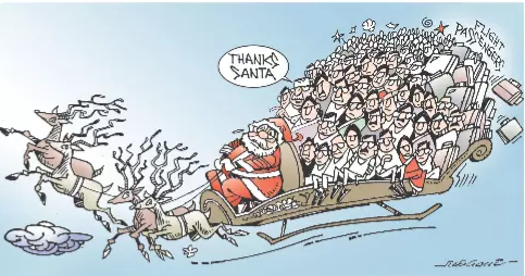 DeccanChronicle's tweet photo. #DCTOON #Subhani #FlightPassengers https://t.co/LufqAiMkPs