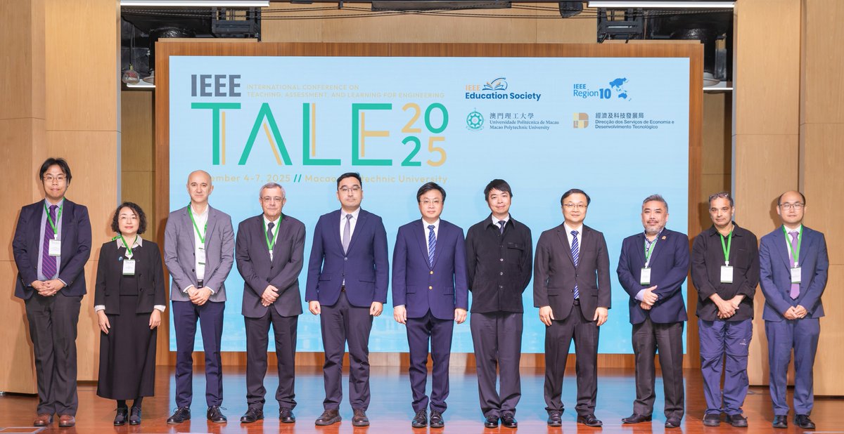 mpu1991's tweet photo. MPU Hosts IEEE TALE 2025: Bringing Together Global Elites to Explore Innovation in Educational Technology🌍

📌Information: https://t.co/rK2x1aegal
#澳門理工大學 #澳理大 #MPU https://t.co/o45Qetoe6e