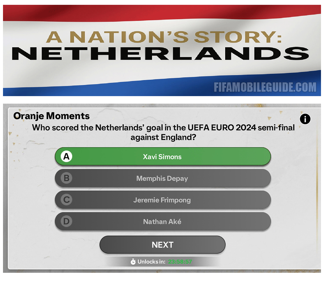 Netherlands trivia answer for today (Day 7)👇 

#fcmobile fifamobileguide.com/a-nations-stor…