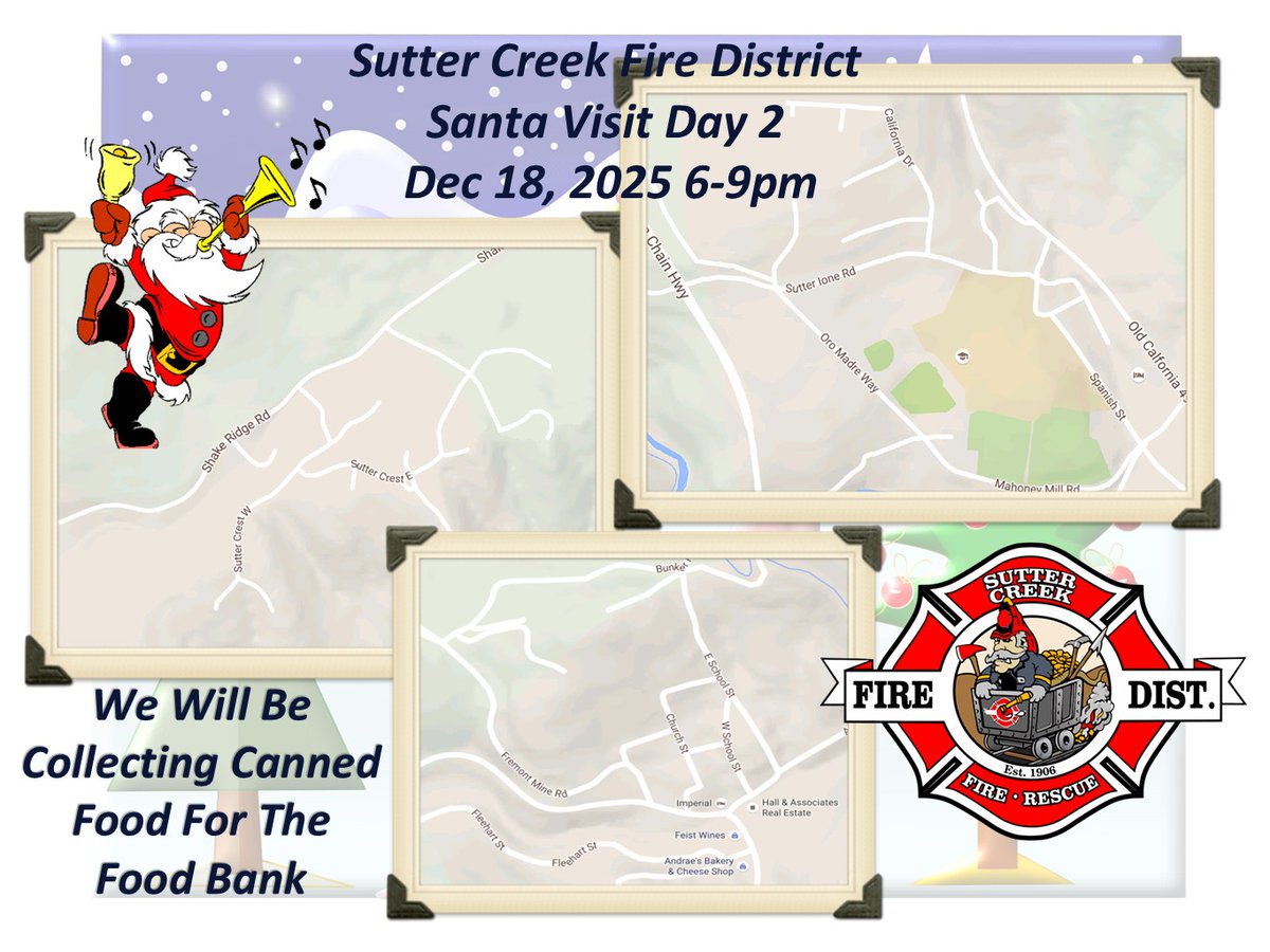 Sutter Creek Fire (@suttercreekfire) on Twitter photo 