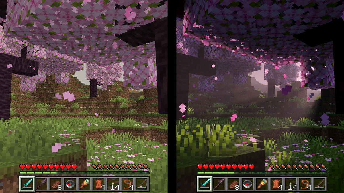 Vanilla🥀🗑️              vs            Vibrant Realism✨💡

Best Vibrant Visuals shaders coming to Marketplace December 16th! 🔥