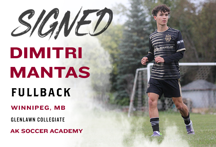 M⚽️| RECRUIT
<a href="/GriffinsMSOC/">MacEwan Griffins Men's Soccer</a> adds pacey, competitive left-footed wingback Dimitri Mantas <a href="/aksawpg/">A.K. Soccer Academy</a> <a href="/gciLRSD/">Glenlawn Collegiate</a> to the fold for the 2026 <a href="/CanadaWest/">Canada West</a> season.
Welcome to <a href="/MacEwanU/">MacEwan University</a>!
#GriffNation

STORY➡️macewangriffins.ca/sports/msoc/20…