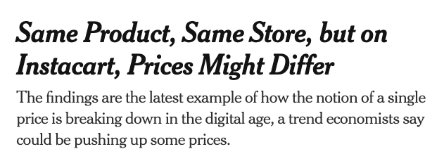 This article frames price-based A/B testing as a form of predatory economic malfeasance. 

Should pr