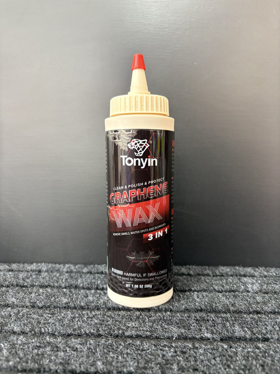 autobacs_koga's tweet photo. Tonyin
Graphene Wax 3 In 1
グラフェンを使用したペーストタイプのワックス!
洗浄、研酵、保護をワンステップで行えます!
塗装面を洗浄し、深い光沢のある保護膜を形成し、優れた滑り、際立った撥水性、そして耐久性を発揮します!
#tonyin https://t.co/ILR19xX3iz