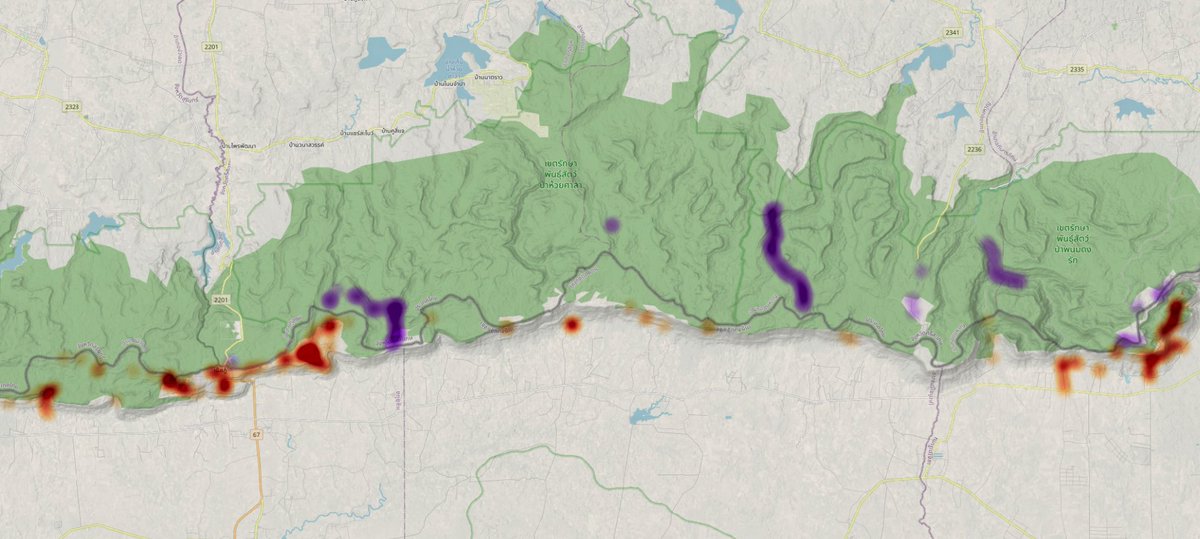 🗺️
An extremely detailed map of Thai and Cambodian military buildup along the Northern border of the two countries over the past year. Much of the Cambodian buildup occurred prior to July, and most of the Thai buildup has taken place since. 

The key hotspots where both sides