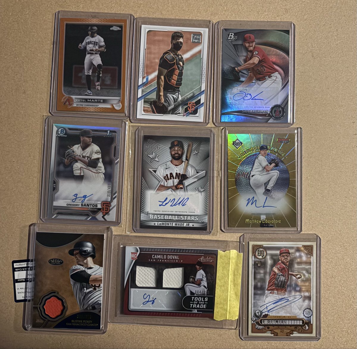 RyanSellsCards's tweet photo. @mattsbsblcards @westcards28 Any interest in this lot at $24 BMWT (will also sell individually) https://t.co/3ezZnCxvpu