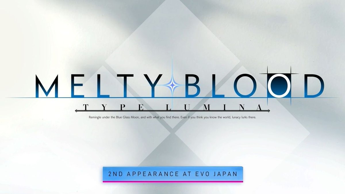 AFGCNews's tweet image. Melty Blood Type Lumina come back to EVO Japan in 2026!