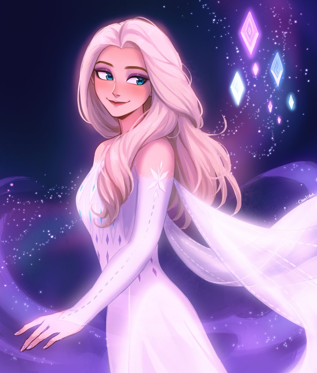Chalseu_D's tweet image. haven't drawn my queen in so long 😩❄️ #Frozen