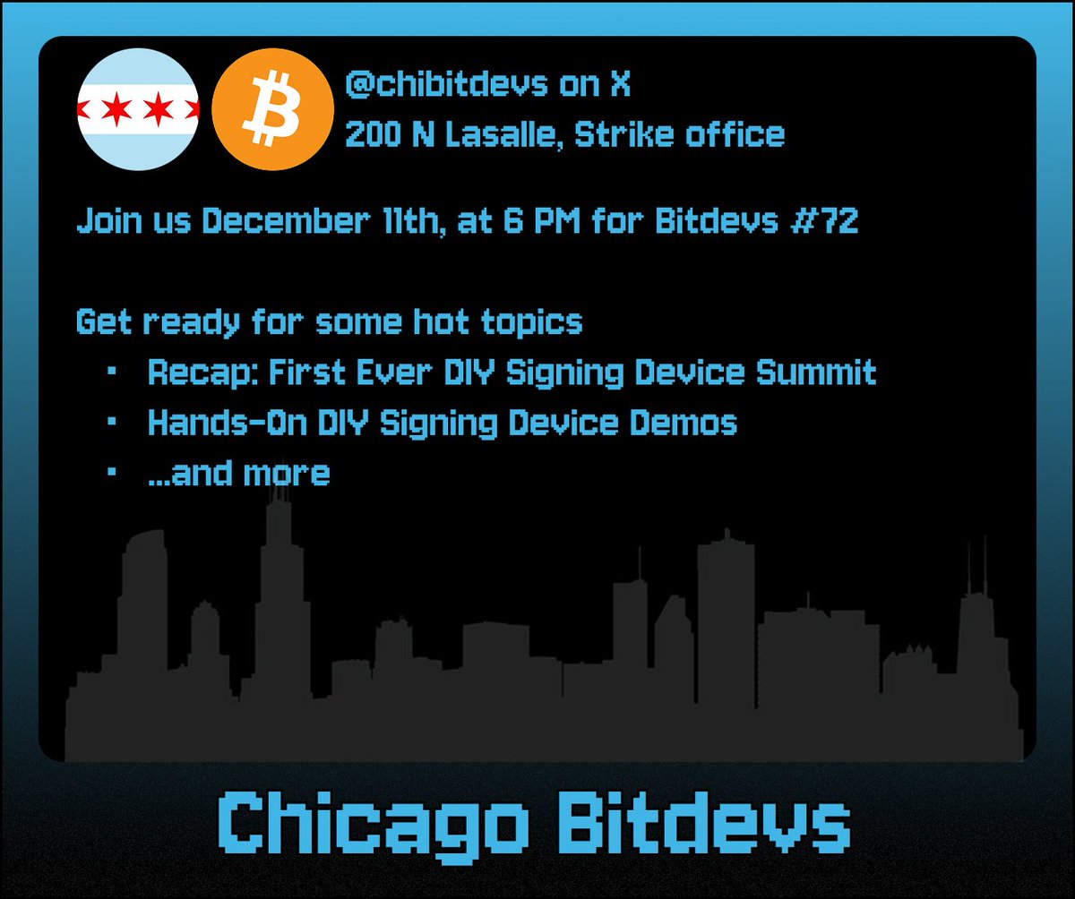 Chicago Bitdevs tweet media