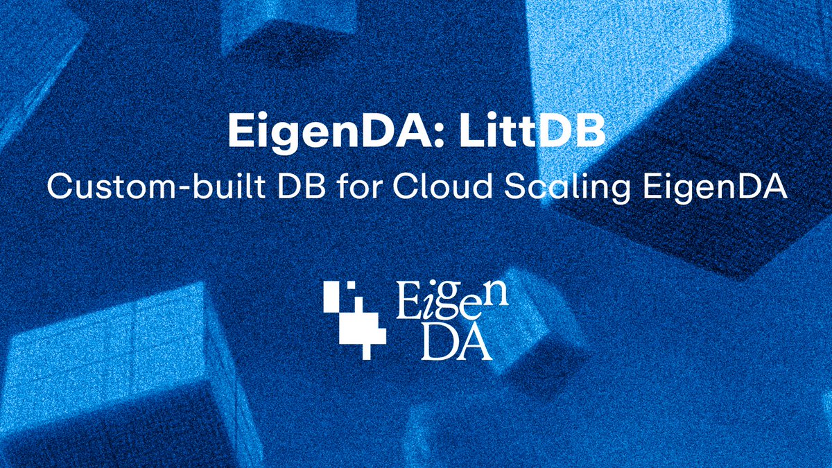 eigen_da's tweet image. Bringing crypto to the cloud era means GB/s throughput. No general-purpose database could get us there.

So we built our own: LittDB.