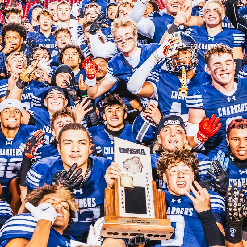 FOS's tweet photo. Joe Tessitore and Dan Orlovsky will call the first ever high school football national championship game on ESPN2 tonight.

Corner Canyon (Utah) faces Saint Frances Academy (Maryland).

By @sportsrapport ⬇️