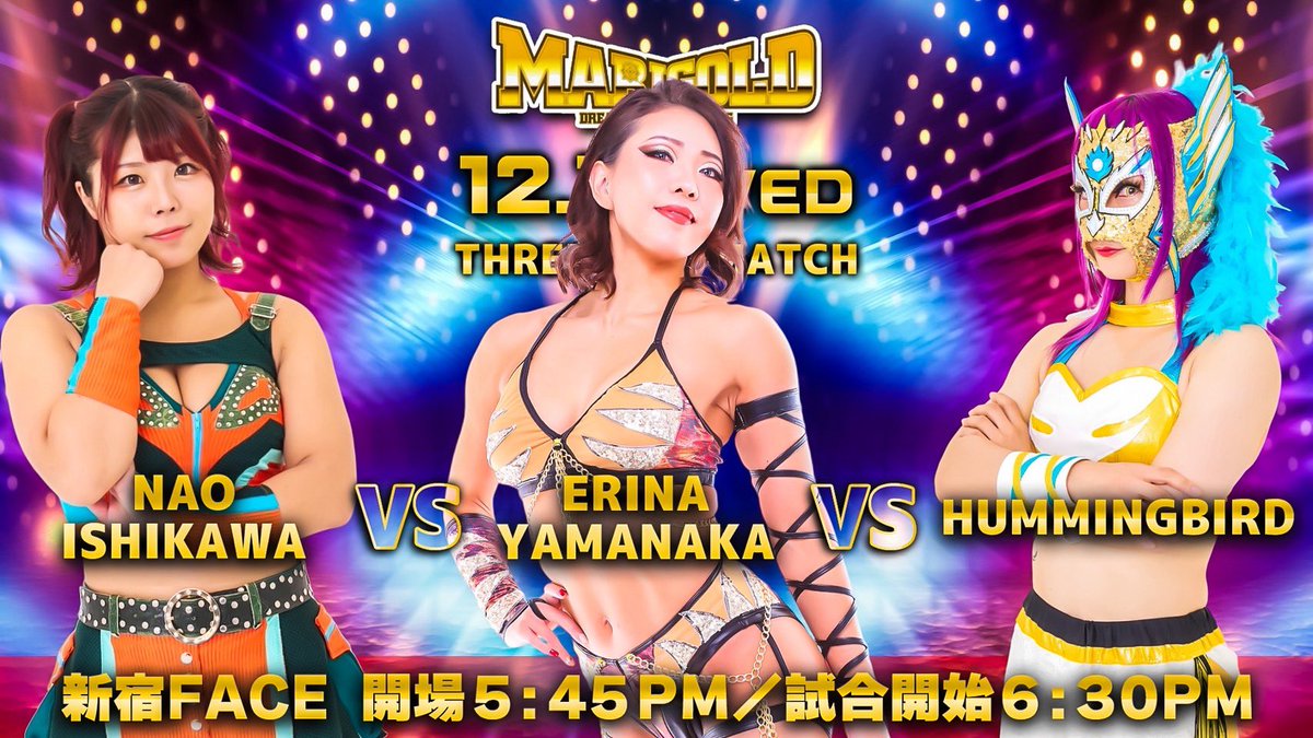 本日新宿FACE‼️ 急遽3WAY💥 生配信もあります📺 ハミングバード第二章