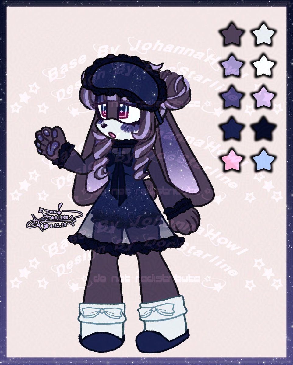 DocStarline's tweet photo. 🌌🖤 Stardust Bunny Ad★pt 🖤🌌
(Base by @/JohannaHowl)

🖤💲2️⃣0️⃣

🔮 Full resolution reference (with 1 alt + star texture tile) &amp; free extra art sent upon purch★se. 

🖤Includes full character rights.

🔮 DM / Comment to claim, here or 🦋. No holds! ✨ https://t.co/FICdJnLDi2