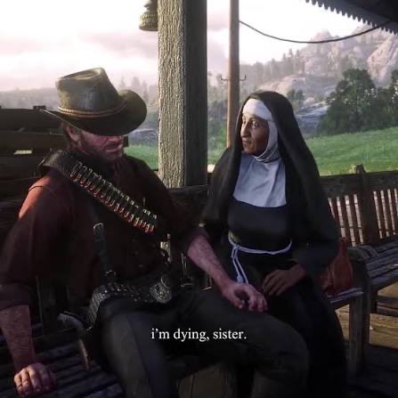 Arthur Morgan is one of the great characters of our time, arguably to be classed with some of the greats of literature. 

As I discuss in one of my earliest <a href="/Mythic_Mind/">Mythic Mind Podcast & Fellowship</a> Games episodes, he is a cowboy Ivan Ilyich.