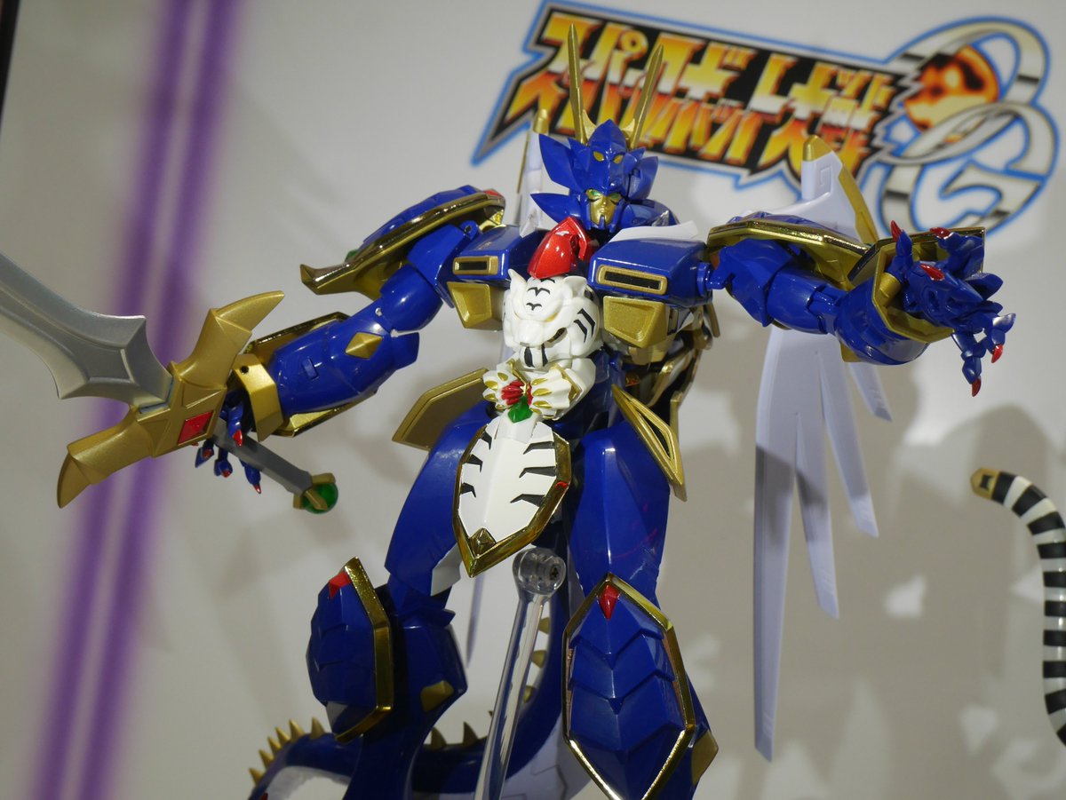 tamashii_tnt's tweet image. ◤TAMASHII NATION 2025
　　AFTER EXHIBITION ◢
#魂ストア で開催中！
🔗tamashiiweb.com/store/tokyo/ev…

『スーパーロボット大戦OG』より
「超合金魂 GX-119 龍虎王／虎龍王」をそれぞれの合体後形態で展示！
（再現には商品が2つ必要です）

それぞれの分離形態「龍王機」「虎王機」も再現可能🐉🐅…