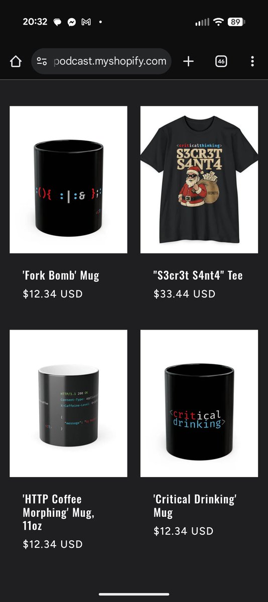 Rhynorater's tweet image. Super sick new swag in the podcast swag store.

Tell your family members to get this for you for Christmas! S3cr3t S4nt4 is exclusive to 2025 Christmas!

ctbb.show/swag