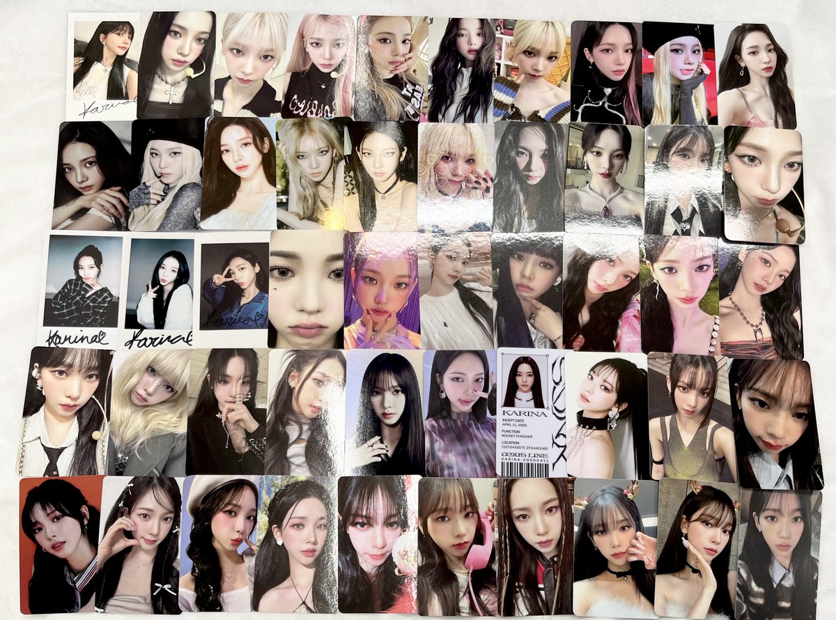 aespa #에스파 💙カリナ💙 トレカ入荷しました！ AKIBAカルチャーズ