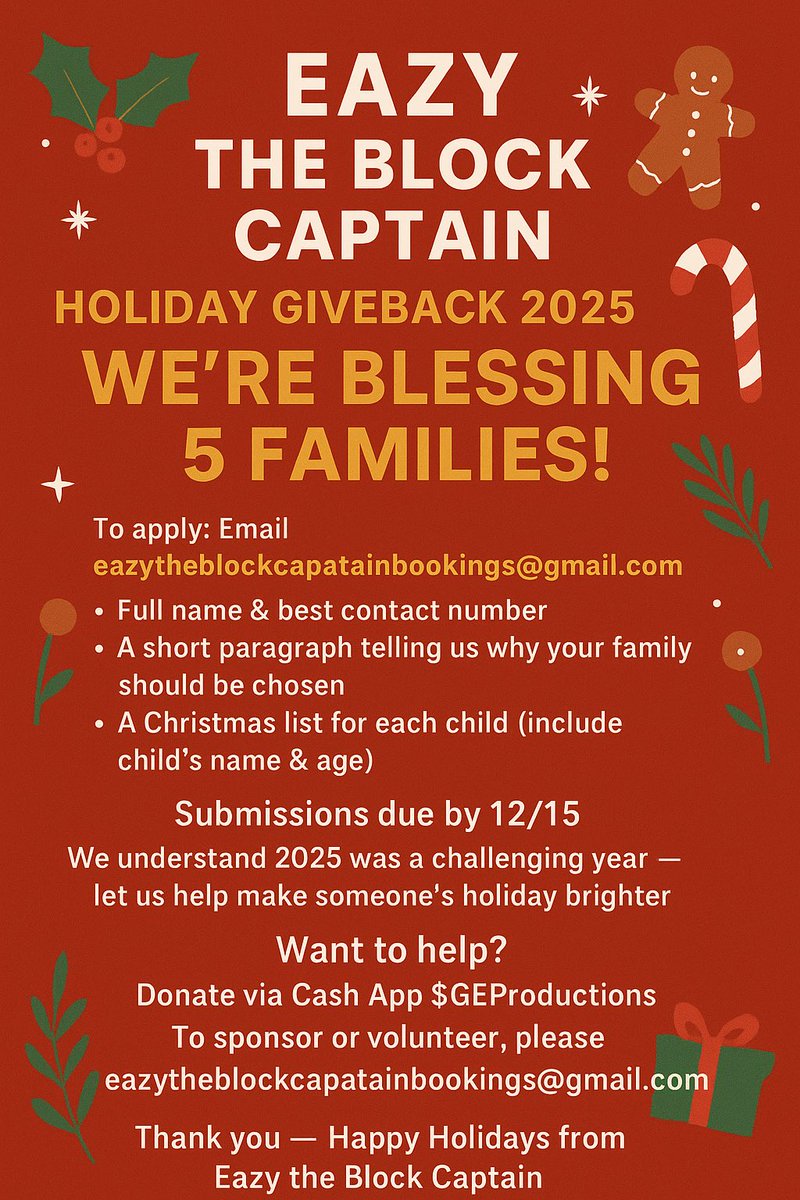 Eazyblockcapt's tweet image. This year been a real battle, and through every high and every low, y’all stood with me. I felt the love when I needed it most, and I don’t take none of that for granted. Some of y’all been fighting your own storms, still showing up, still praying for me, still riding with me. I…