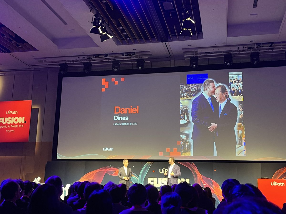 創業者でCEOのDaniel、日本会長CEOの長谷川の基調講演。
(今日もジョークは滑ってました😂)
OpenAI社、エヌビディア社、日本マイクロソフト社との連携についても発表されました〜！