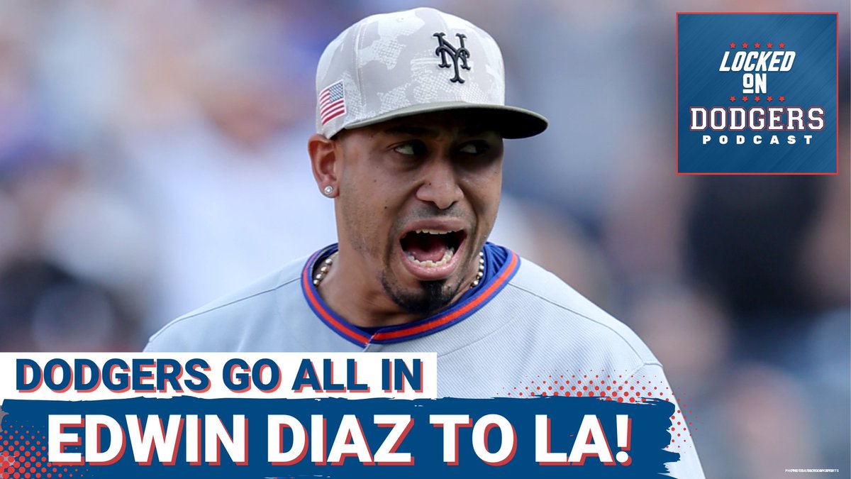 The Dodgers just shattered bullpen expectations—Edwin Diaz is coming to L.A. at record money. 

Is this the move that seals a three-peat? Hear the inside scoop on the today's bonus pod of Locked On Dodgers.

🎙️ @HarryRuiz 

📺 youtu.be/IsvnHZNqfkI

🎧 …he-los-angeles-dodgers.simplecast.com/episodes/shock…