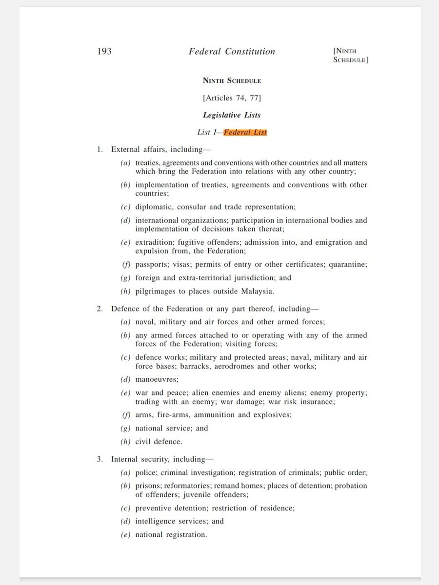 <a href="/HaziqShaf/">Haziq #BukanWolf 🇲🇾🌺</a> Imigresen dan kewarganegaraan adalah dua perkara berbeza, BODOH.

Sila rujuk Jadual 9 dalam Perlembagaan Persekutuan. Kewarganegaraan itu di bawah JPN, bidangkuasa Kerajaan Persekutuan.