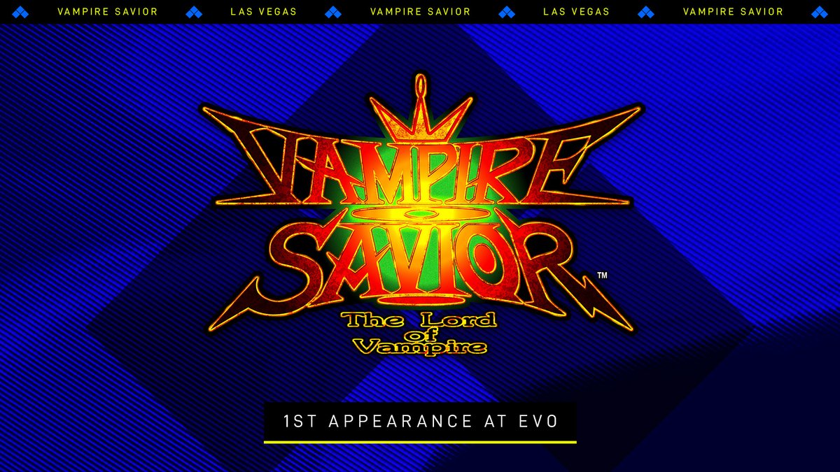 Vampire Savior makes its first appearance in Vegas at #Evo2026.
