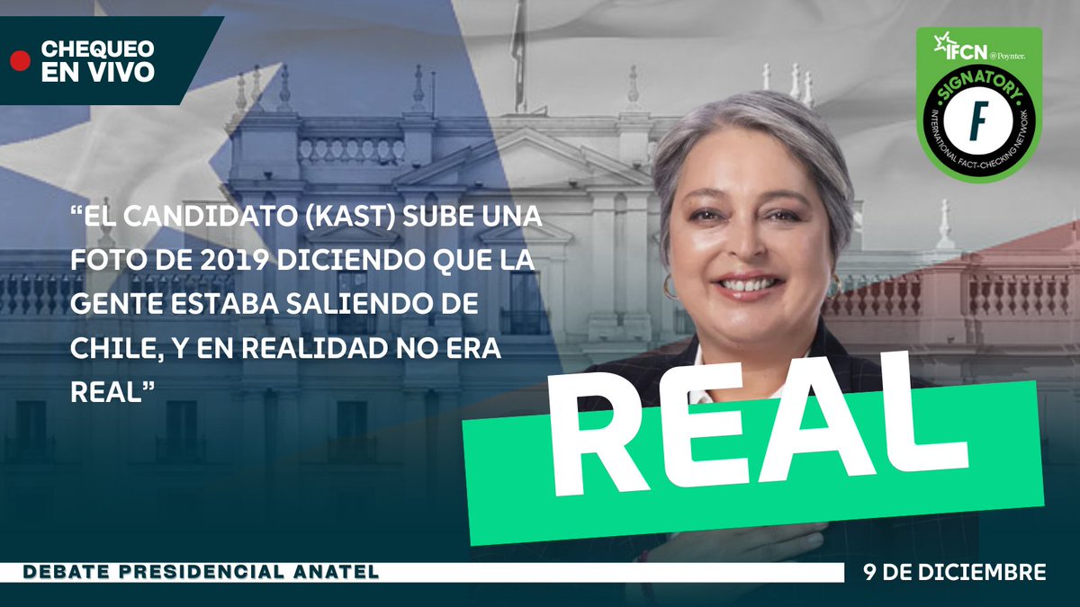 fastcheckcl's tweet image. 🔎#FactChecking | Jeannette Jara: "El candidato (KAST) sube una foto de 2019 diciendo que la gente estaba saliendo de Chile, y en realidad no era real" #Real.     

Link acá👇
fastcheck.cl/2025/12/09/fac…