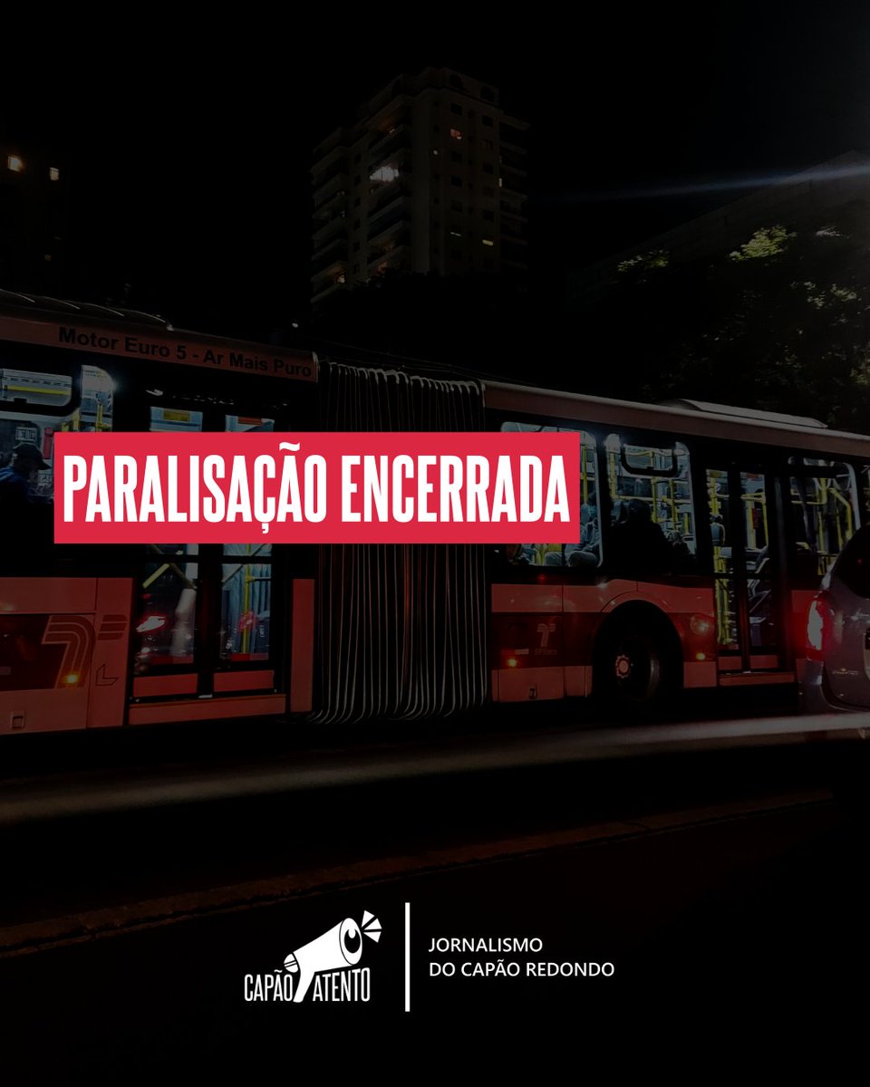 CapaoAtento's tweet image. Segundo o prefeito Ricardo Nunes, as empresas operadoras das linhas de ônibus de SP se comprometeram a realizar o pagamento do 13º salário no dia 12 de dezembro. Com isso, a paralisação dos motoristas foi encerrada na noite desta terça-feira, após horas de incerteza no transporte