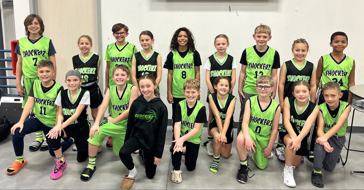 ShockerzGBB's tweet photo. Shockerz 4th grade girls and boys at the 2025 Supreme - Holiday Hoops Festival https://t.co/PO7GOiE8m0
