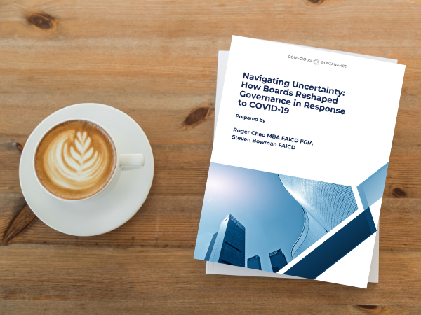 consciousgovern's tweet photo. How did boards evolve through the COVID-19 pandemic? Our recent white paper, authored by Roger Chao and myself, captures insights from 250+ directors worldwide on digital governance, risk oversight, agility and stakeholder trust. Explore the findings: https://t.co/wzW95ll6OI https://t.co/X6HHCKY3pZ