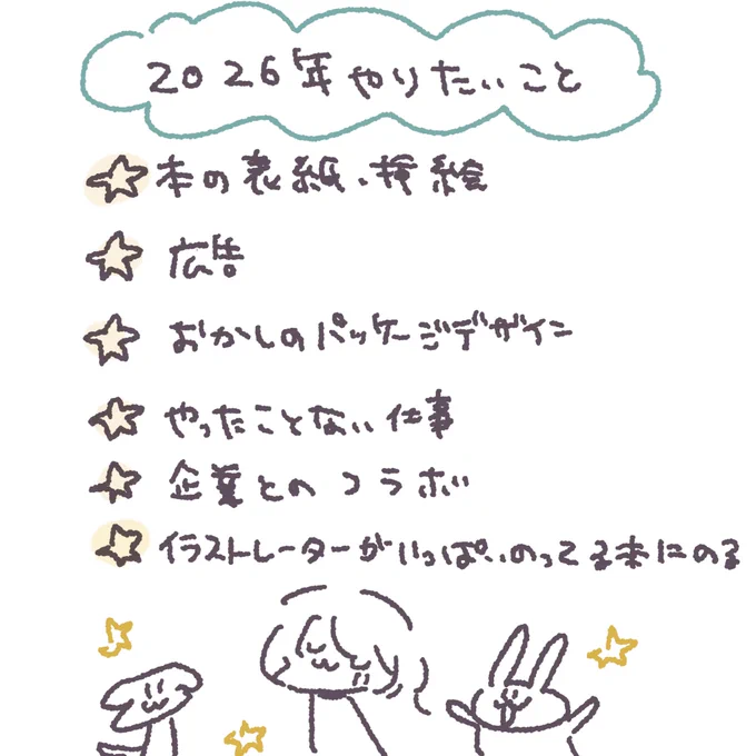 来年の目標
去年、今年こつこつやってきたので来年叶えたい🌟 