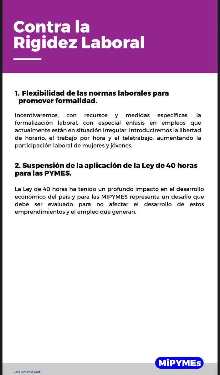 matias_tl's tweet photo. Que todo el mundo lo vea!!!

En la página de https://t.co/nmcscUapbj en el plan para las pymes dice textual : Suspensión de las 40 horas.

#Kast miente https://t.co/gXvaW2YsVf
