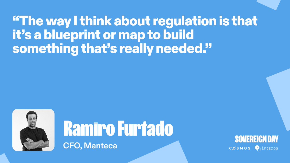 Integrating fintech and blockchain means connecting two different worlds. The team at <a href="/mantecafintech/">Manteca</a> provides the APIs.

At Sovereign Day, CFO Ramiro Furtado discussed how regulation creates opportunities to build impactful products that increase access to the financial system.