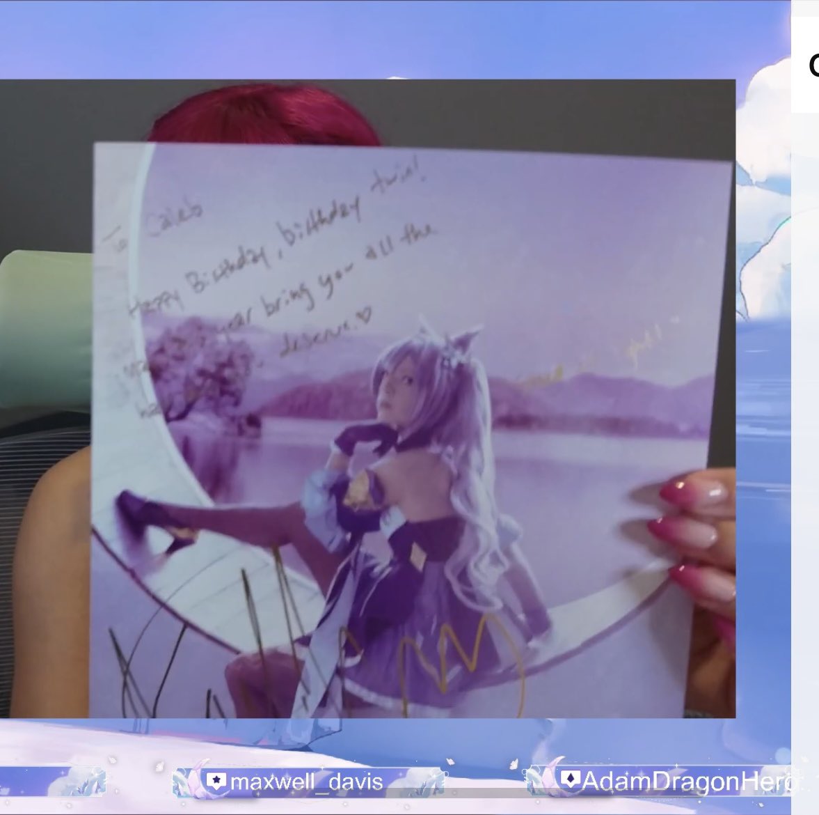 Thanks for the autograph and birthday shoutout <a href="/KayliMills/">Kayli Mills 🍩👑</a> I hope you have an amazing day on your birthday tomorrow too