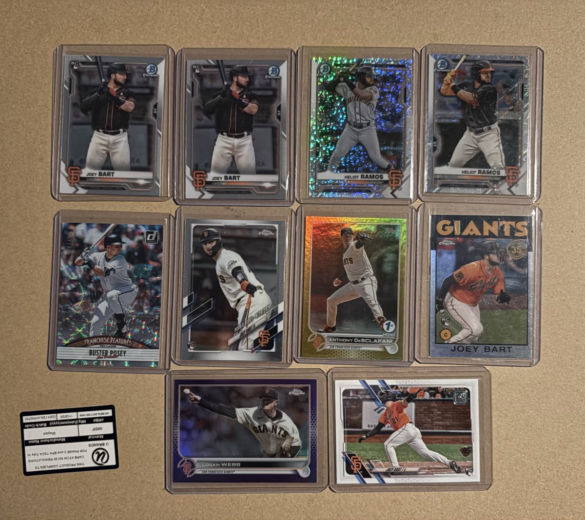 RyanSellsCards's tweet photo. @84baseballcards @HobbyRetweet_ @TheHotZone2 @DWDReposts @SyndicatePulls 1st pic: 2 for $1 PWE
2nd: $1 PWE each
3rd: $2 PWE each
4th: Mask SP $8 PWE https://t.co/h9Aq3KkSzS