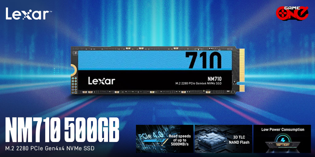 gameoneph's tweet image. Upgrade your system with the Lexar NM710 M.2 NVMe SSD, a compact, slim, and built to last with NVMe 1.4 technology for faster, reliable performance.

🛒Shop Now: bit.ly/3IEYizO

#LexarNM710 #NVMeSSD #PCIeGen4x4 #FastStorage #GamingSSD #gamingperipherals #gameoneph