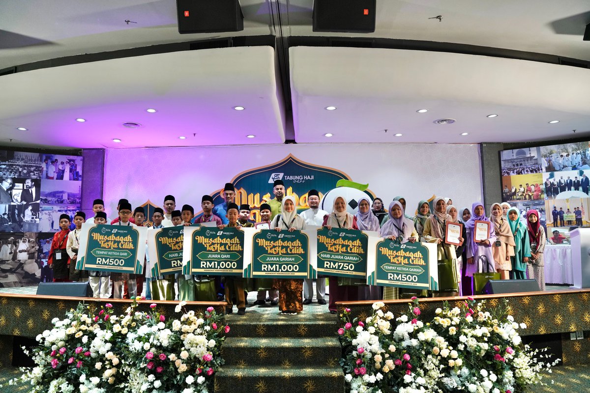SYABAS &amp; TAHNIAH kepada para pemenang Musabaqah TaHa Cilik 2025 Peringkat Kebangsaan!

Musabaqah TaHa Cilik 2025 menyaksikan 28 Qari dan Qariah cilik bertanding di pentas akhir demi merebut gelaran juara. Kesemua peserta yang merupakan ahli Kelab TaHa telah mempersembahkan bacaan