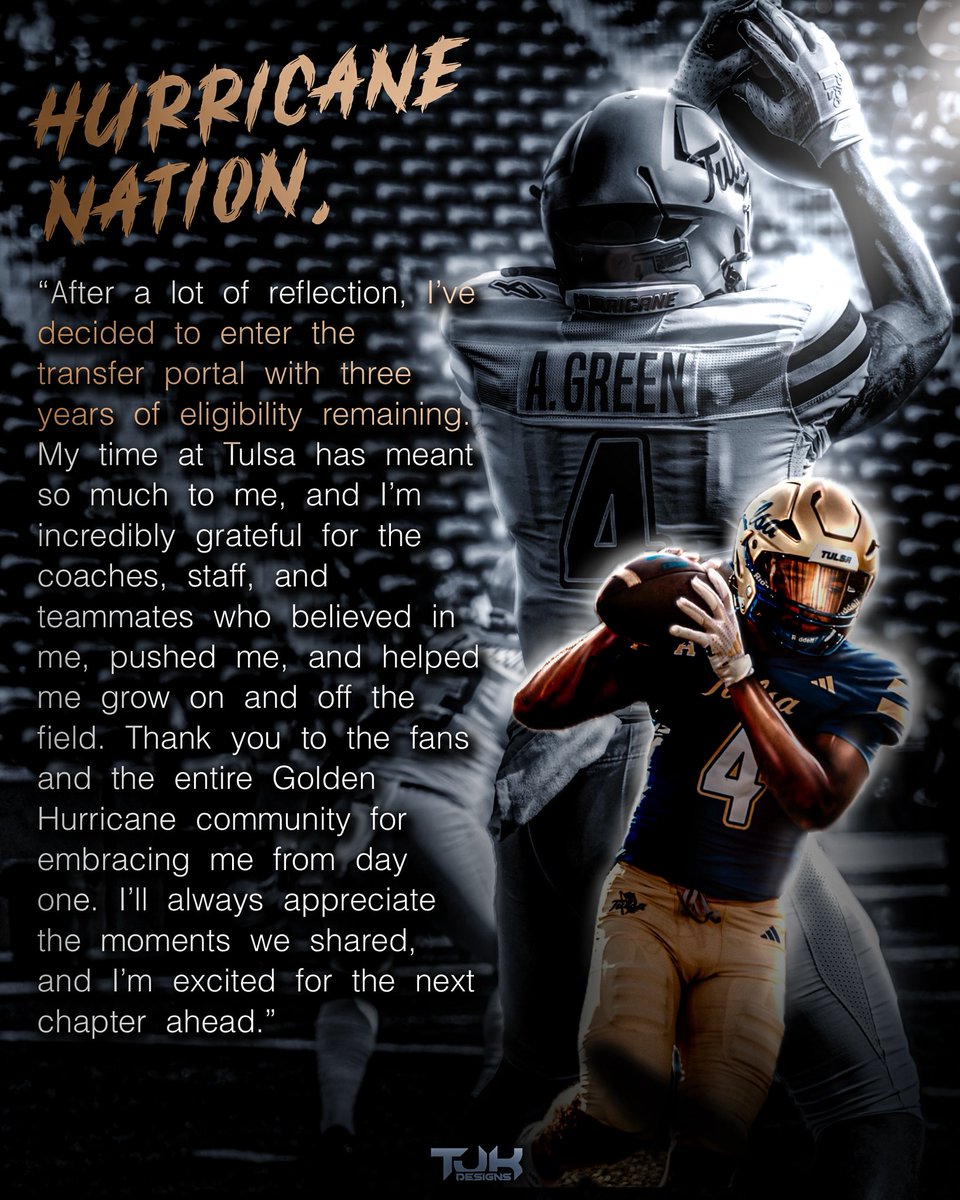 Blessed to be in the position I am in right! Thank you Tulsa for countless memories 💙