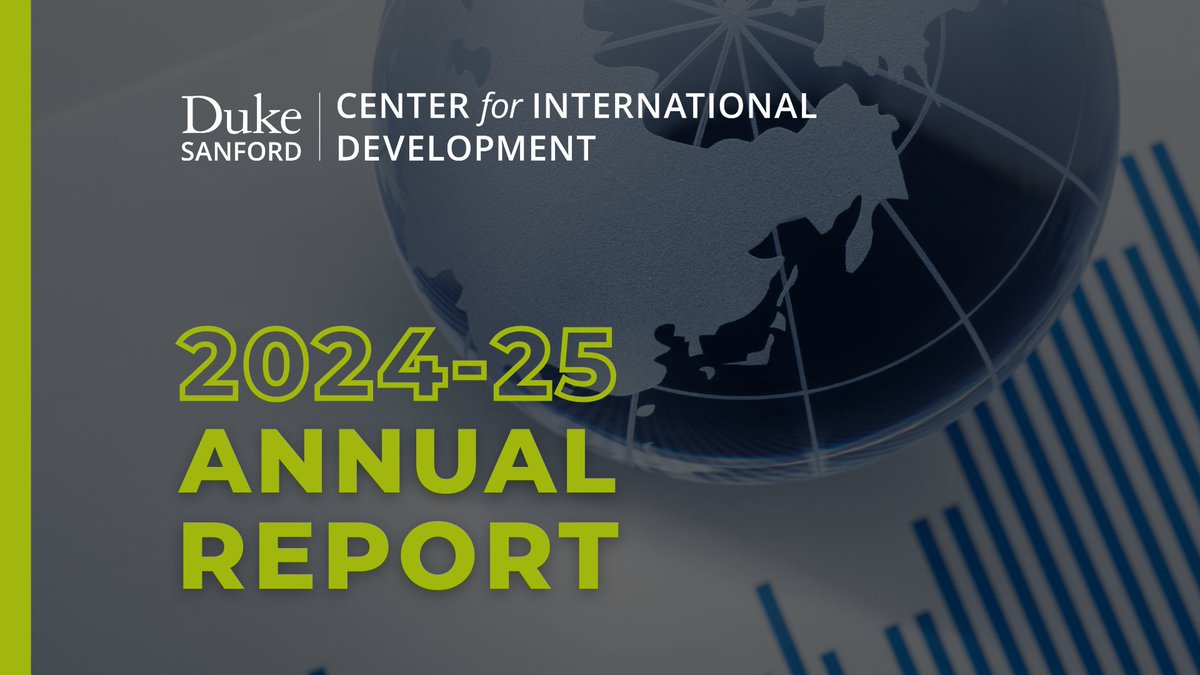Duke Center for International Development tweet media
