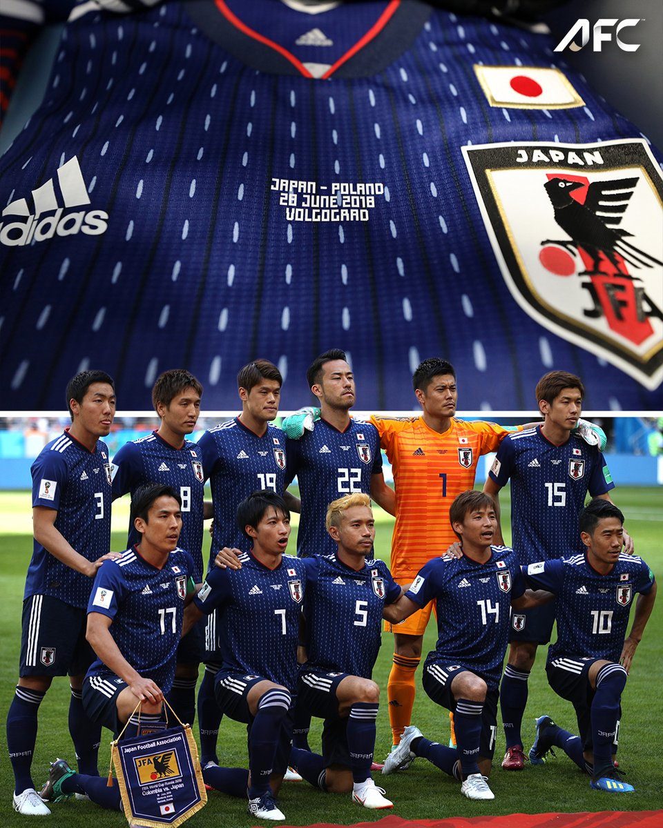 2018年ロシアW杯で日本代表が着たこのユニフォーム ⚽ これを見た