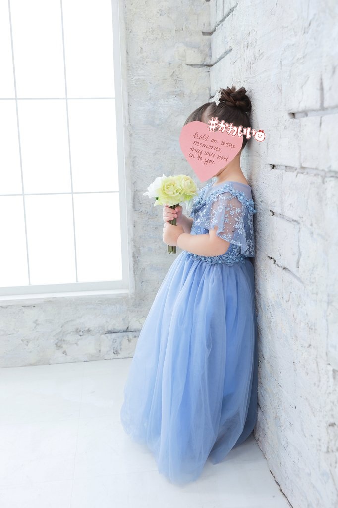 👧七五三さんの写真は、着物は私が選んで（ピンク）、ドレスはパパ👨が